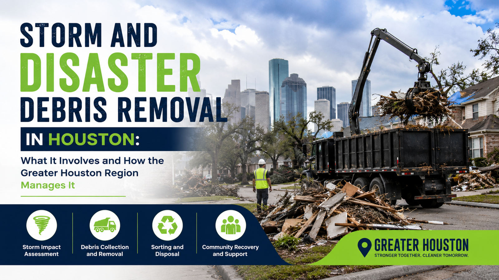Storm and Disaster Debris Removal in Houston: What It Involves and How the Greater Houston Region Manages It